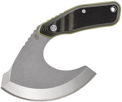 Gerber Downwind Black & Green Ulu Knife