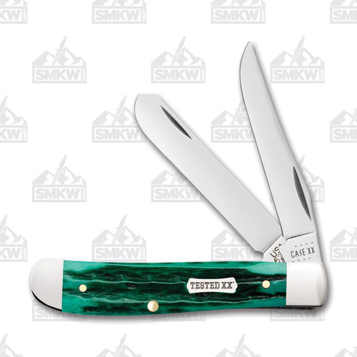 Case Jade Kinfolk Jigged Bone Mini Trapper Folding Knife