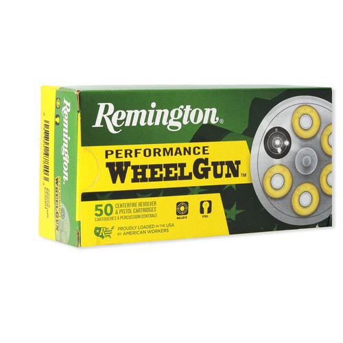 Remington Performance Wheelgun .38 Special Ammunition 158 Grain Lead Round Nose 50 Rounds RPW38S5