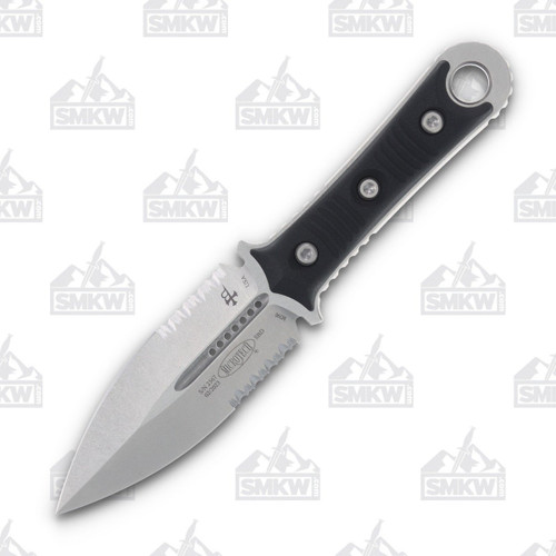Microtech SBD Fixed Blade Knife (D/E Stonewash P/S | Black G-10)