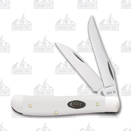 Case White Synthetic Mini Trapper Folding Knife