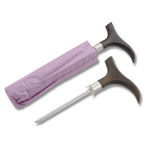 Rain Guardian Collapsible Umbrella Dagger - Pink