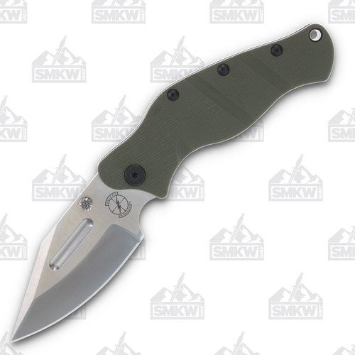 Sniper Bladeworks LPC Folding Knife Satin S35VN/OD Green G-10 LPCODGSAT