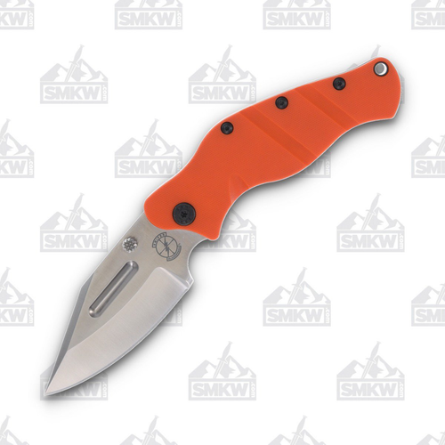 Sniper Bladeworks LPC Folding Knife Satin S35VN/Orange G-10 LPCORGSAT