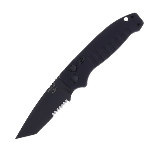 Hogue Ballista 1 Out-The-Side Automatic Tanto Matte Black PS AUHG64120