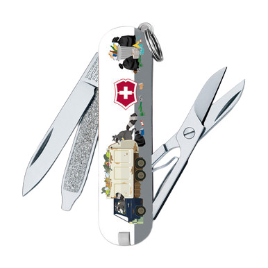 Victorinox Classic SD Swiss Army Knife Trash Panda Garbage Truck SMKW Special Design