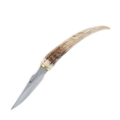 Hen & Rooster Little Stag Skinner Fixed Blade Knife - Smoky