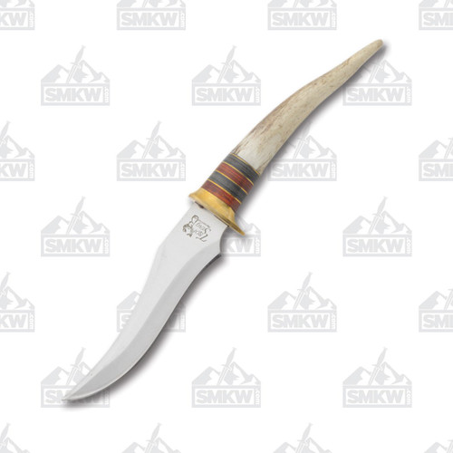 Frost Whitetail Cutlery Trophy Stag Oak Hollow Fixed Blade Skinner