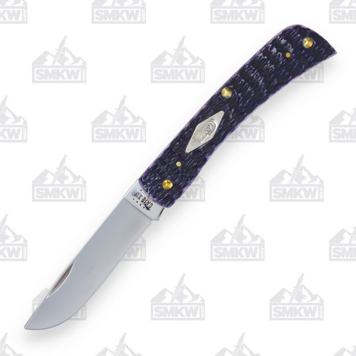Case Purple Jigged Bone Sod Buster Jr Folding Knife SMKW Exclusive