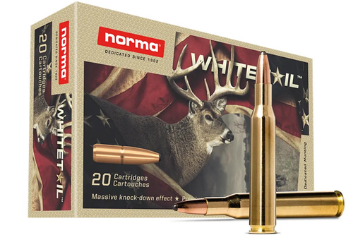 Norma 270 Winchester Ammunition 130 Grain PSP WHITETAIL 20Rds