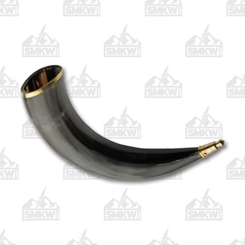 Viking Drinking Horn with Iron Stand