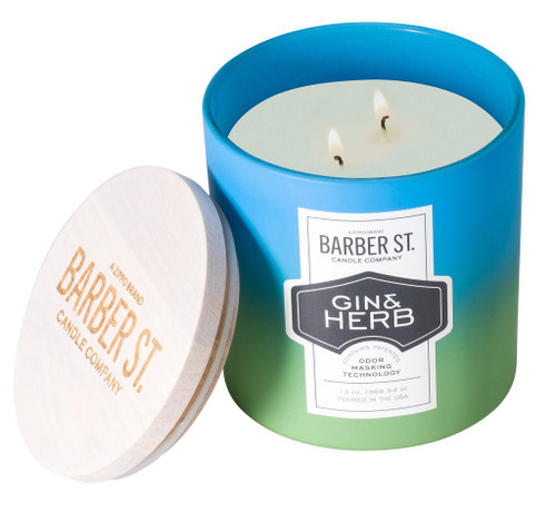 Zippo Barber Street Gin Herb Odor Masking Candle