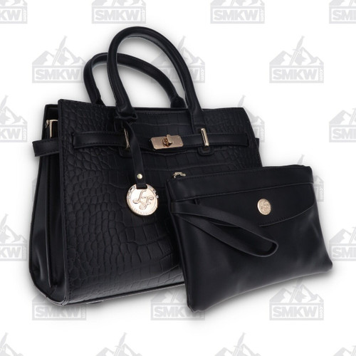 Black Crocodile Bag