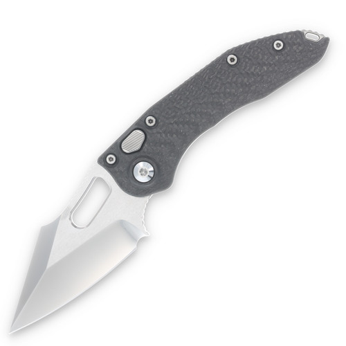 Microtech Marfione Borka Custom Stitch CF - 3.62 Diamondwash Harpoon Plain AUMT303MCKDW