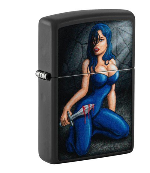 Zippo Counter Culture Gruesome Pinup Lighter