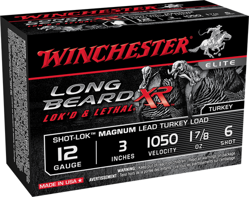 Winchester 12 Gauge Ammunition 3" 1 7/8 Oz. #6 Long Beard Turkey 10 Rounds
