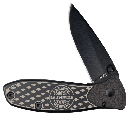 Tec-X Harley-Davidson Tags-L Linerlock Folding Knife