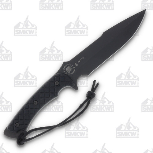Spartan Blades Horkos Fixed Knife 5.68in Plain Black PVD Drop Point 1