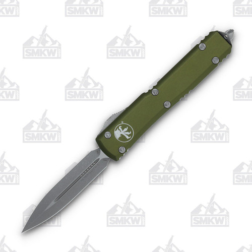 Microtech Ultratech Out-The-Front Automatic Knife (D/E Apocalyptic | OD Green)