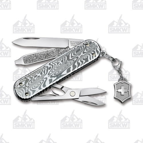 Victorinox Classic SD Swiss Army Knife Brilliant Damast