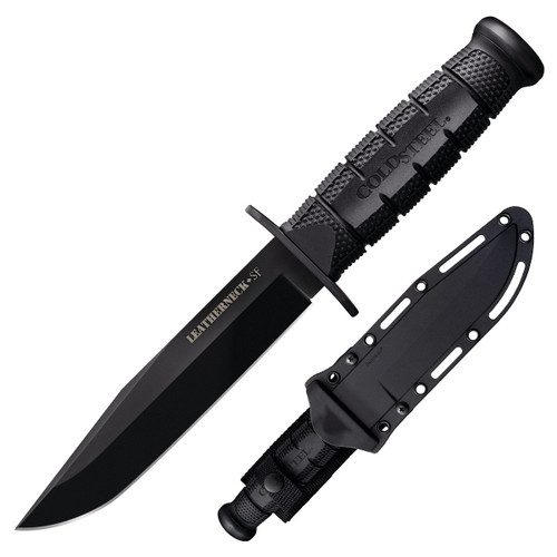 Cold Steel Leatherneck SF Fixed Blade Knife 6.75in Black Clip Point 39LSFC CS39LSFC