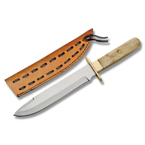 Missouri Bone Handle Belt Bowie Knife