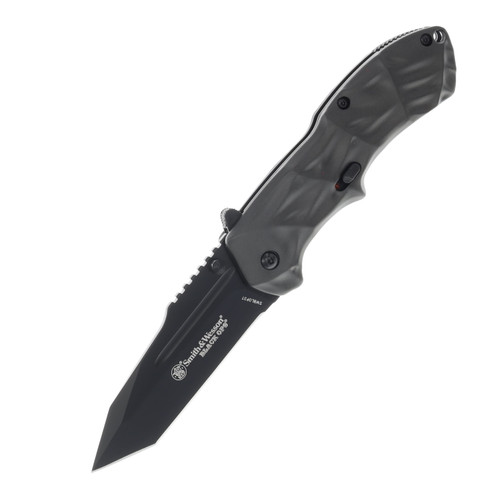 Smith and Wesson Black Ops MAGIC Gray Folding Knife 3.4in Tanto Blade