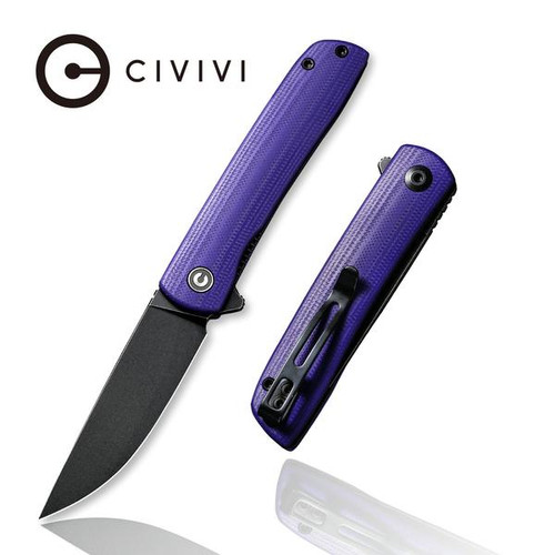 CIVIVI Bo Folding Knife Purple G-10