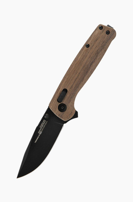 SOG Terminus XR Limited Folding Knife Black D2 Walnut