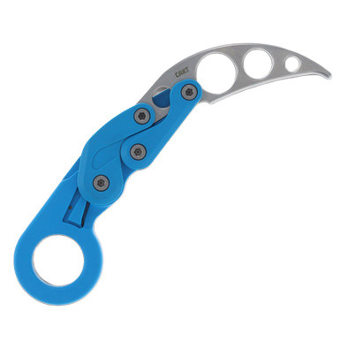 CRKT Provoke Karambit Trainer Kinematic Blue Grivory 2.48in Stonewash Blade