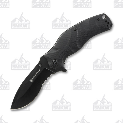 Smith & Wesson Black Ops Recurve Folding Knife