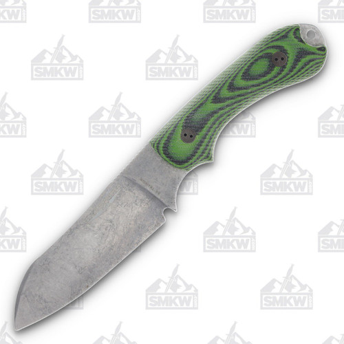 Bradford BK Trainium Training Knife Stonewash Toxic Green 3D