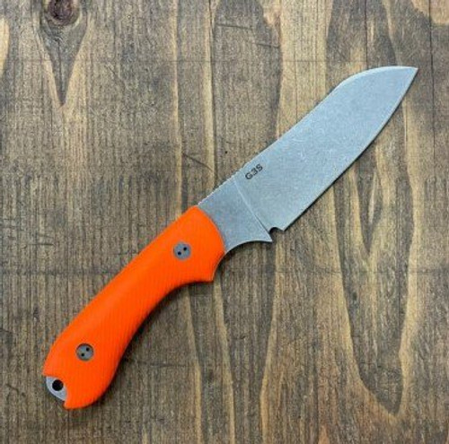 Bradford BK Trainium Training Knife Stonewash Orange 3D