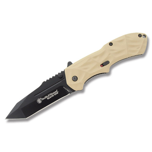 Smith & Wesson Black Ops M.A.G.I.C. Assisted Folding Knife Sand Tanto