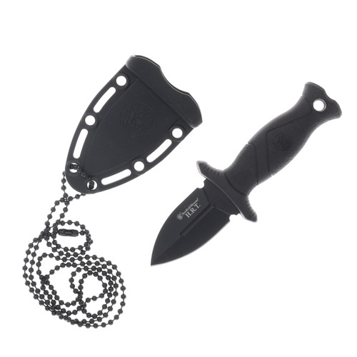Smith and Wesson HRT Fixed Blade Boot Knife 2in Double Edge Dagger 1182571