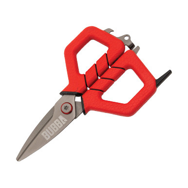 Bubba Blade 6in Small Shears Red Non-Slip Thermoplastic