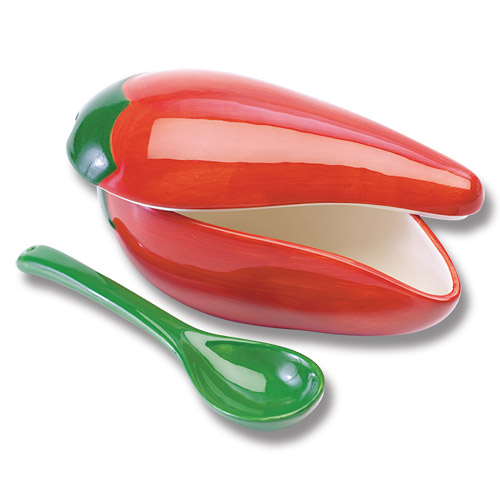 Progressive Ceramic Chili Pepper Salsa Bowl PSWSB3