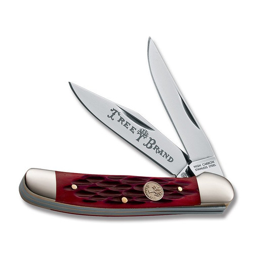 Boker Traditional Copperhead Red Jigged Bone Pocket Knife