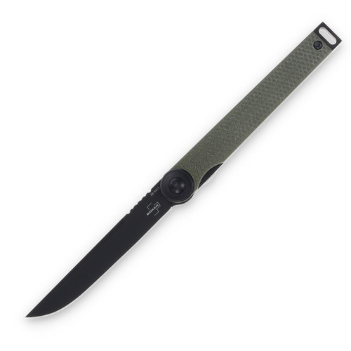 Boker SMKW Exclusive Kaizen 3.03in Black S35VN Green G-10