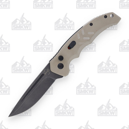 Boker Plus OTF Stonewash Automatic Knife 3.46in Clip Point Blade