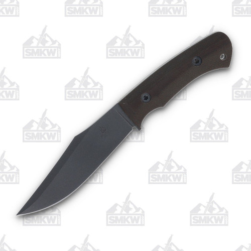 Aaron Wilburn Customs Bodyguard Fixed Blade Knife Green Micarta