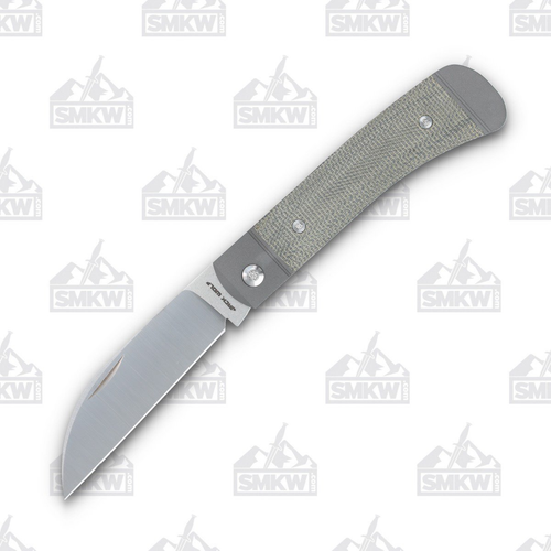 Jack Wolf Knives Venom Jack Folding Knife OD Green Canvas Micarta 1