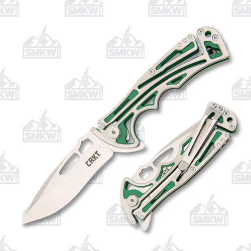 CRKT Nirk Tighe Lockback Folding Knife (Green)