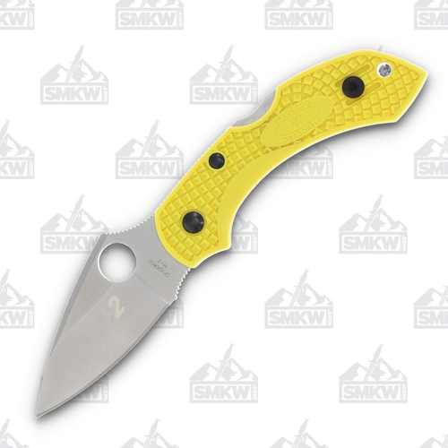 Spyderco Dragonfly 2 Salt FRN Yellow 2.28in Satin Plain Blade