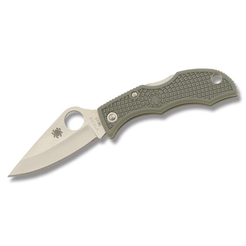 Spyderco Ladybug 3 Folding Knife Foliage Green FRN 1.9in Satin Blade