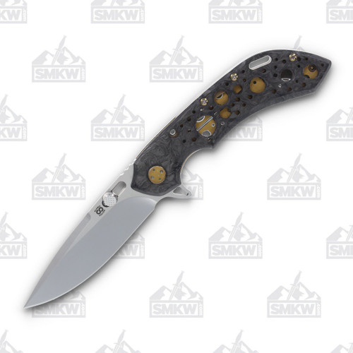 Olamic Wayfarer 247 Folding Knife T-036P Dark Matter (Black Acid Rain)