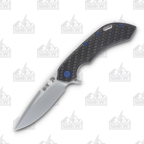 Olamic Wayfarer 247 Folding Knife T-039P 12K Twill Frosty Blue