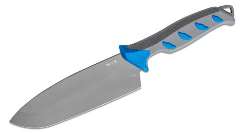 Buck 150 Hookset 6' Blue/Gray Cleaver Fixed Blade Knife