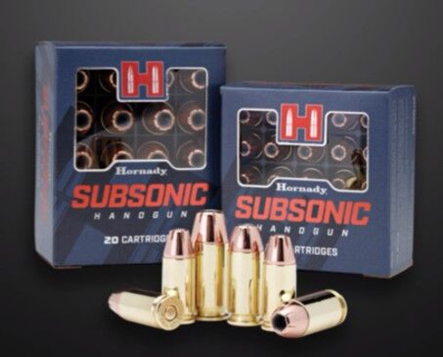 Hornady Subsonic 40 S&W Ammunition 180 Grain XTP JHP 20 Rounds