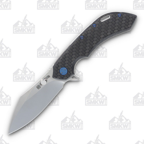 Olamic Wayfarer 247 Folding Knife T-051C 12K Twill (Frosty Blue)